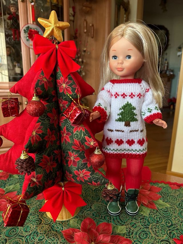 Jersey minifaldero de navidad para Nancy ( DISPONI