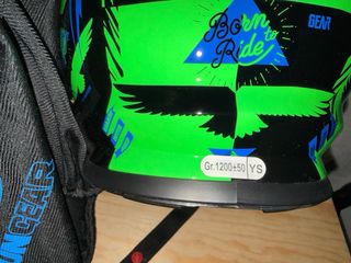 Casco Motocross Niño Freegun Verde