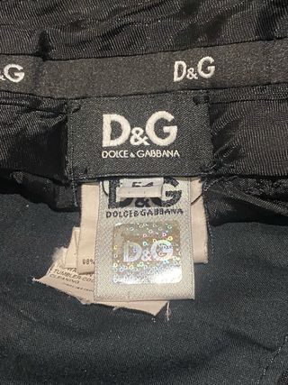 Pantaloni D&G neri gessati