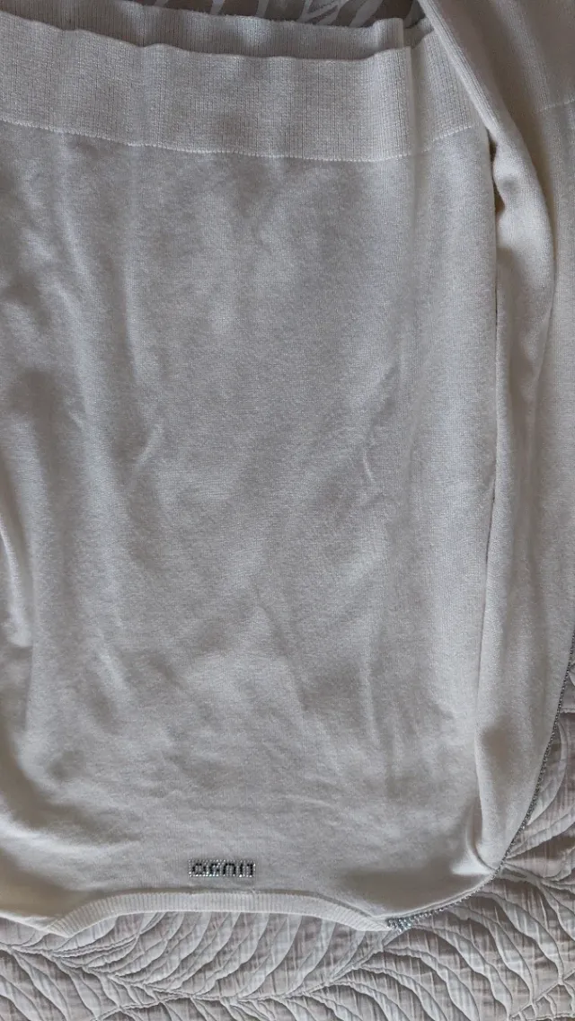 Jersey Liu Jo blanco con pedrería