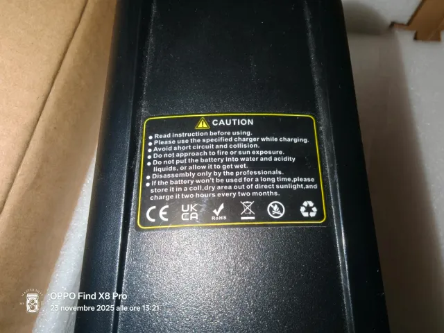 Batteria 48v/25 ah celle Samsung