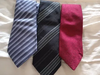 Corbatas de seda Armani (3 unidades)