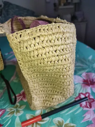 Bolso de mano Parfois tejido