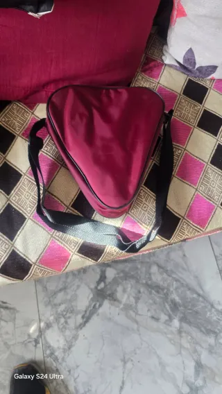 Bastón Silla Plegable Rojo