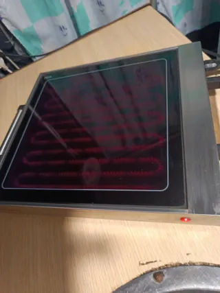 Placa vitrocerámica 1 fuego camping