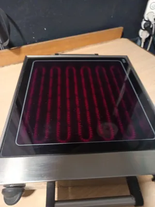 Placa vitrocerámica 1 fuego camping