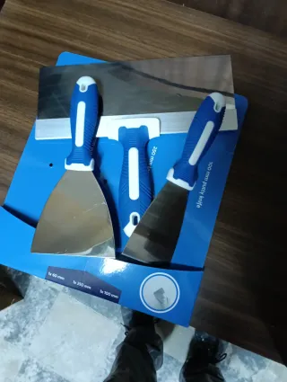 Set de 3 espátulas de albañil