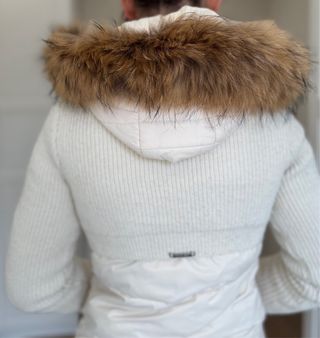 Plumífero Twin Set Blanco