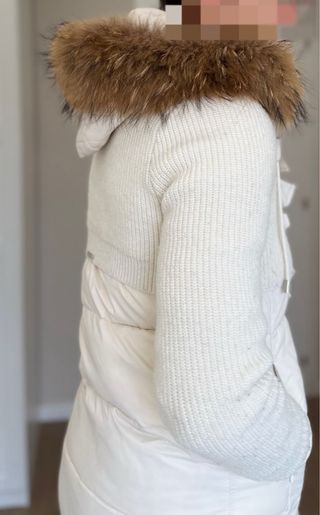 Plumífero Twin Set Blanco