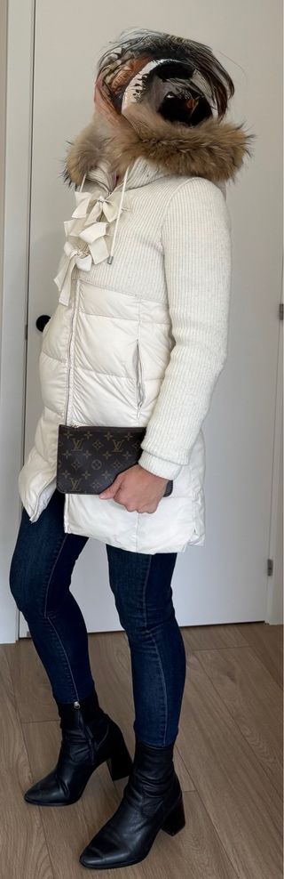 Plumífero Twin Set Blanco