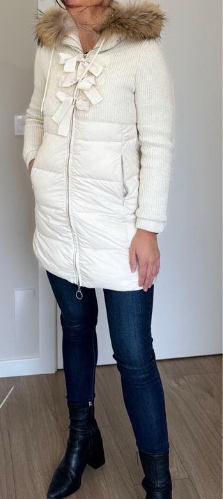 Plumífero Twin Set Blanco