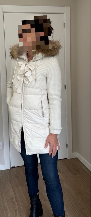 Plumífero Twin Set Blanco