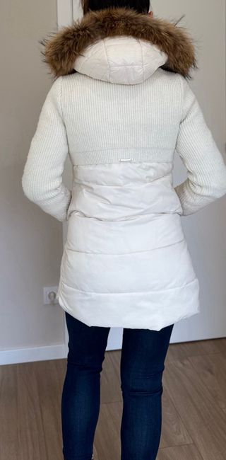 Plumífero Twin Set Blanco