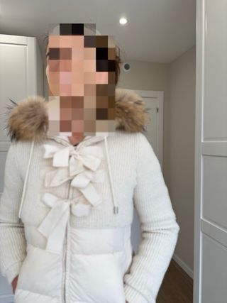 Plumífero Twin Set Blanco