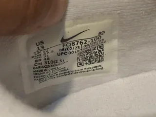 Nike Bambas Talla 47 Rojas y Blanca  Esta nueva