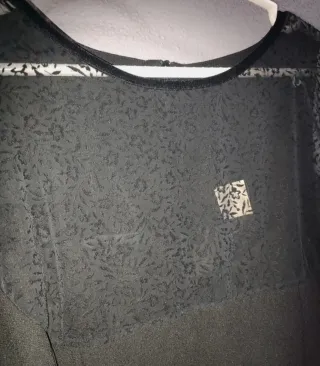 Vestido Negro Vintage Encaje