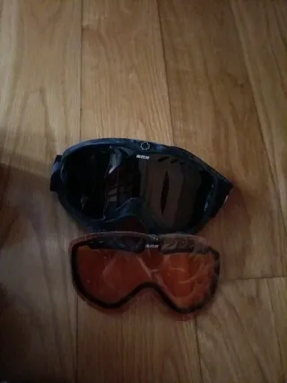 Gafas de nieve SPY con lente naranja