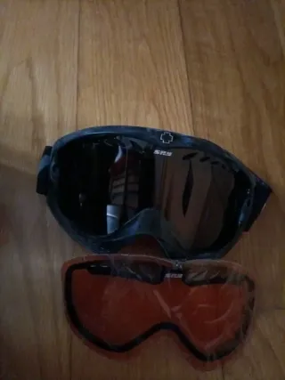 Gafas de nieve SPY con lente naranja