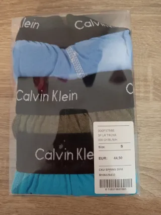 3 Calzoncillos Calvin Klein Talla S