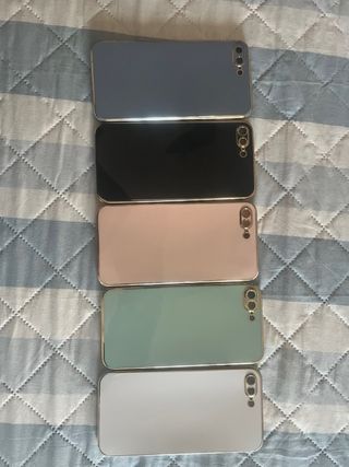 Fundas iPhone 8 Plus (Pack 5)
