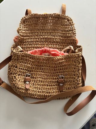 Bolso rafia uvenil veraniego sin estrenar