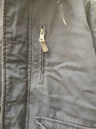 Cazadora azul hombre