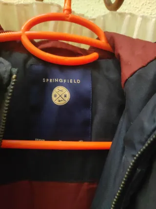 Cazadora azul hombre