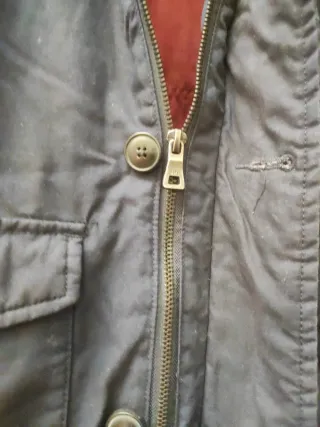 Cazadora azul hombre