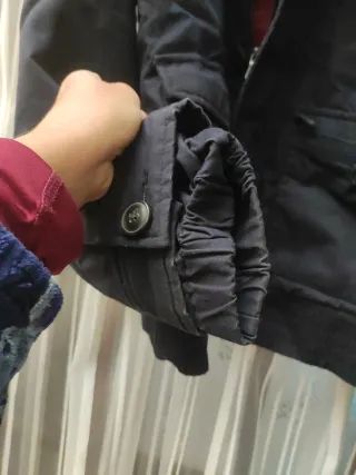 Cazadora azul hombre