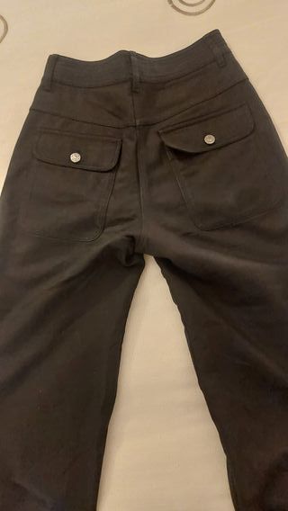 Pantalón Massimo Dutti Talla 38 Negro