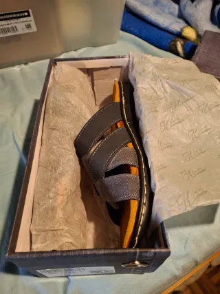 Chanclas Jota Ka Hombre Talla 42 azum marino/Marró