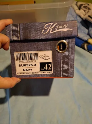 Chanclas Jota Ka Hombre Talla 42 azum marino/Marró