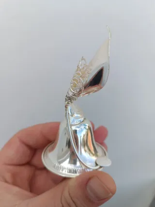 Bomboniera in metallo argentato