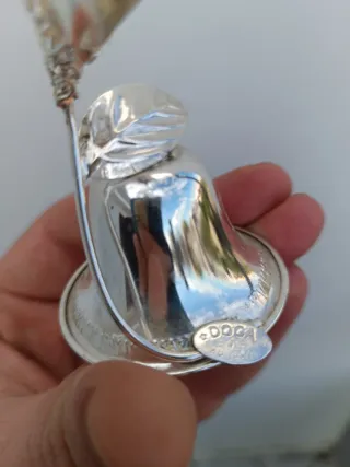 Bomboniera in metallo argentato