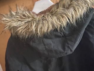 Parka negra talla S