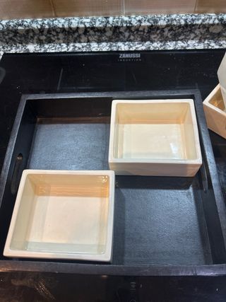 Bandeja Aperitivos Madera y Cerámica