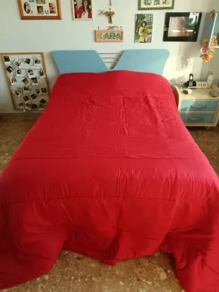 Trapunta una piazza e mezza rossa