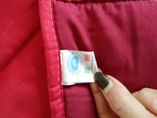 Trapunta una piazza e mezza rossa