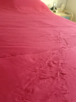 Trapunta una piazza e mezza rossa