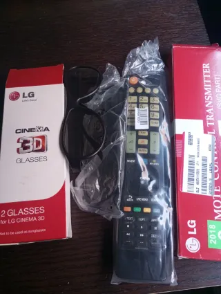 Mando TV LG y Gafas 3D Cinema