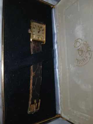 Reloj Antiguo Placa Oro Mecánico JOCAWATCH funcion