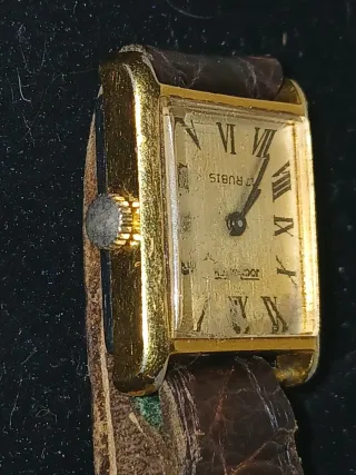 Reloj Antiguo Placa Oro Mecánico JOCAWATCH funcion