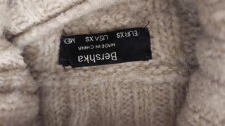 Jersey Bershka beige talla XS trenzado