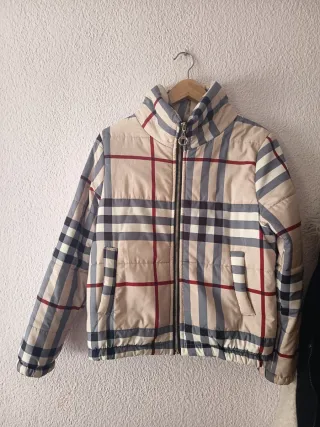 Chaqueta Burberry Beige Cuadros Similar burberry
