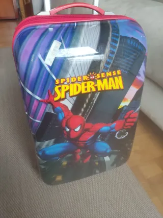 Maleta de viaje Infantil Spiderman Marvel Roja