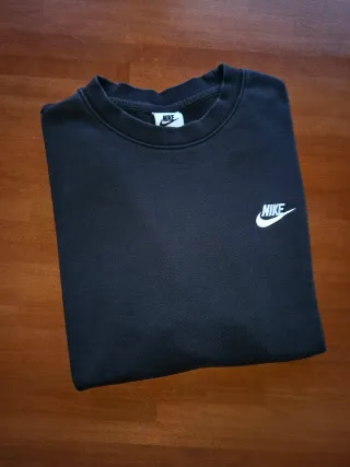 Felpa Nike Girocollo Uomo Nera Taglia S