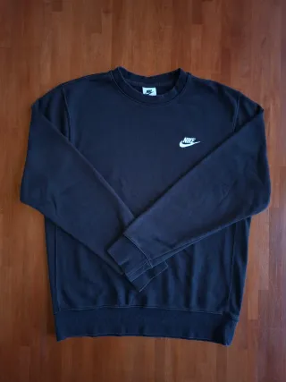 Felpa Nike Girocollo Uomo Nera Taglia S