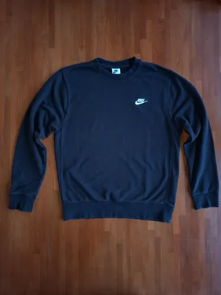 Felpa Nike Girocollo Uomo Nera Taglia S