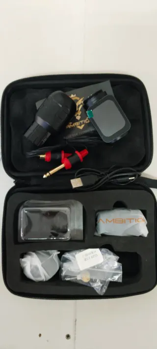 kit de máquina de tatuaje inalámbrica de la marca