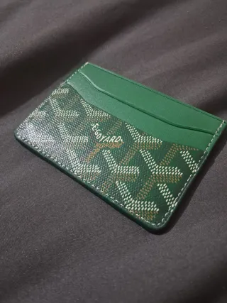 Portacarte Goyard Verde